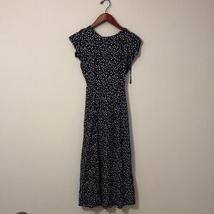 Urban Outfitters Black and White Midi Dress